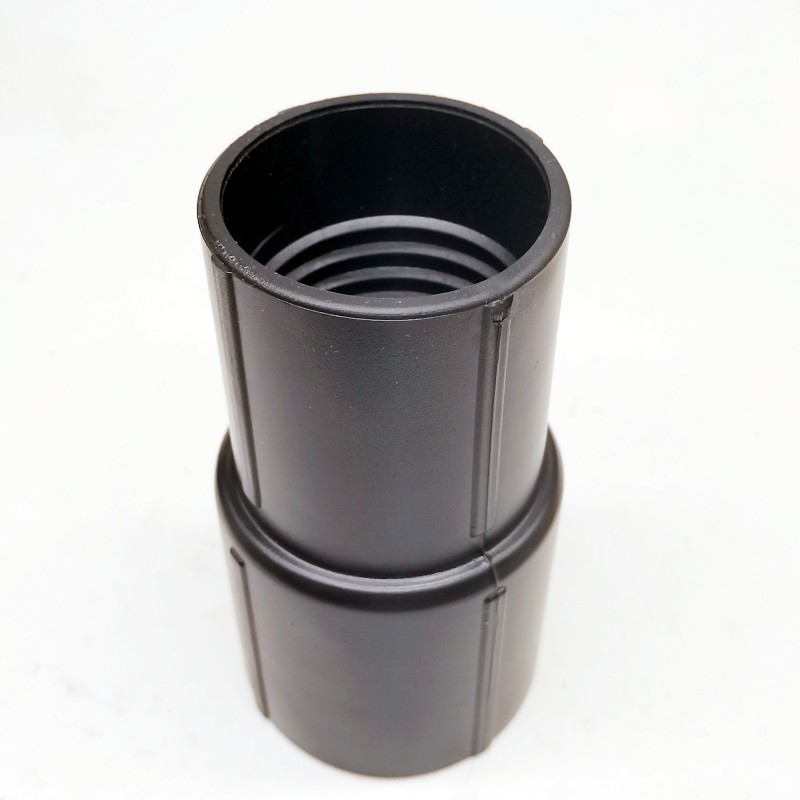 39mm to 48mm OD Vacuum Hose Reducer Adapter Cleaner Hose Connector Black