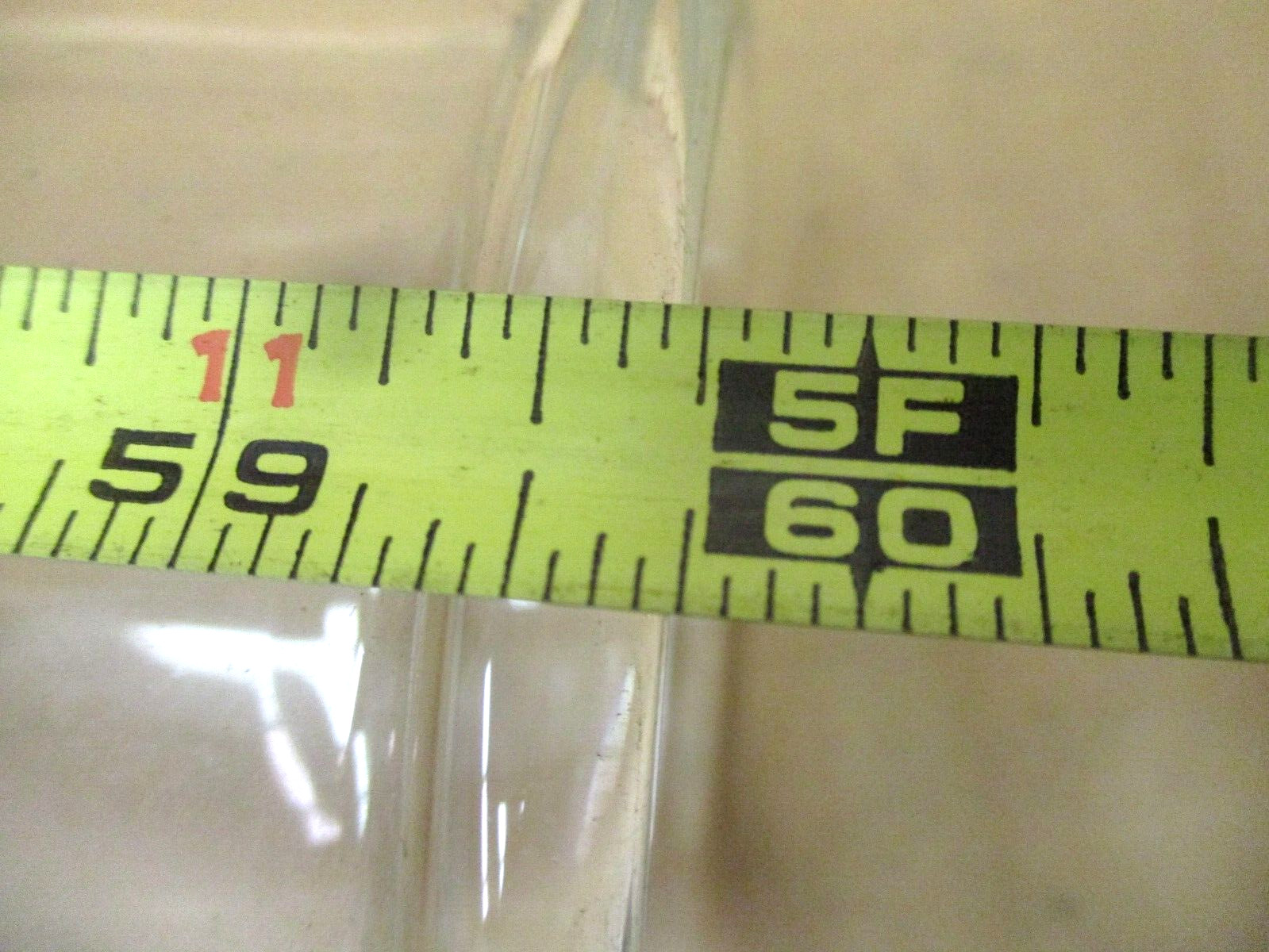 New Open Box Corning Pyrex Glass Pipe 4″ ID 5″OD Length 60″ A5254WVS