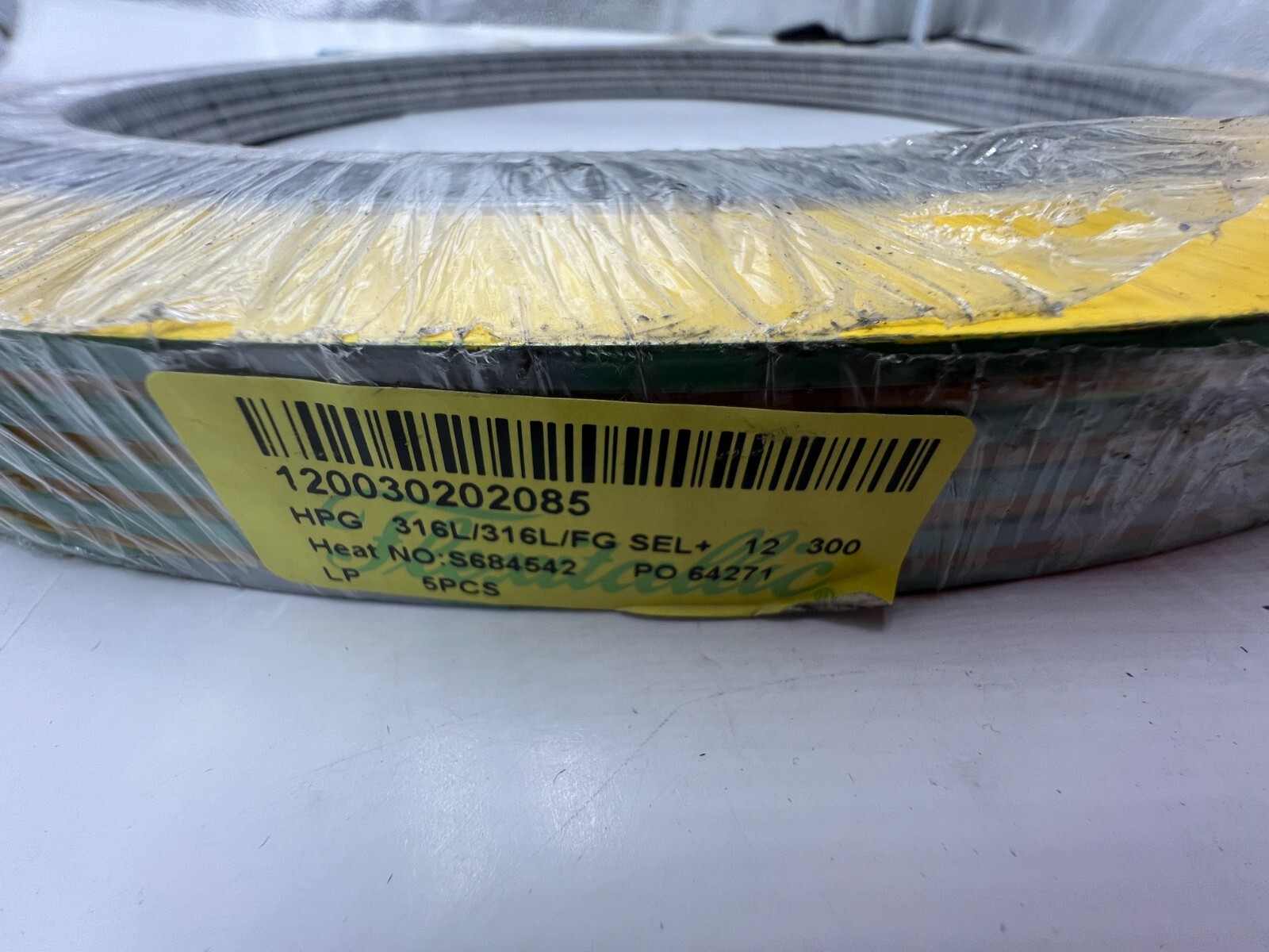 QTY 5 Flexitallic Spiral Wound Gasket 120030202085 12″ 300 SME B16.20 CGI 316L