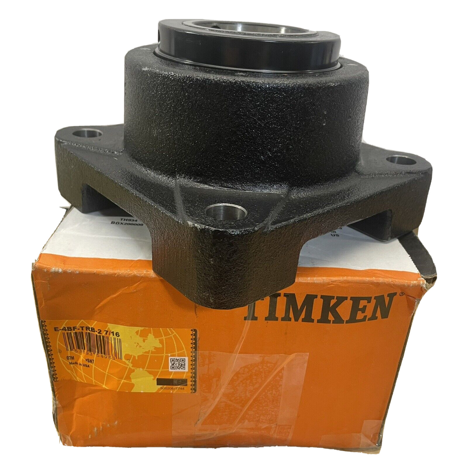 TIMKEN E-4BF-TRB-2-7/16 4 BOLT SQUARE ROLLER BEARING