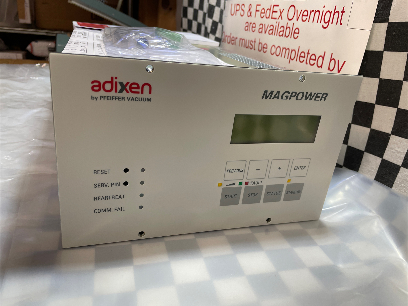 Adixen Pfeiffer MagPower Turbo Pump Controller PFEIFFER 121671, MAGPOWER S12L