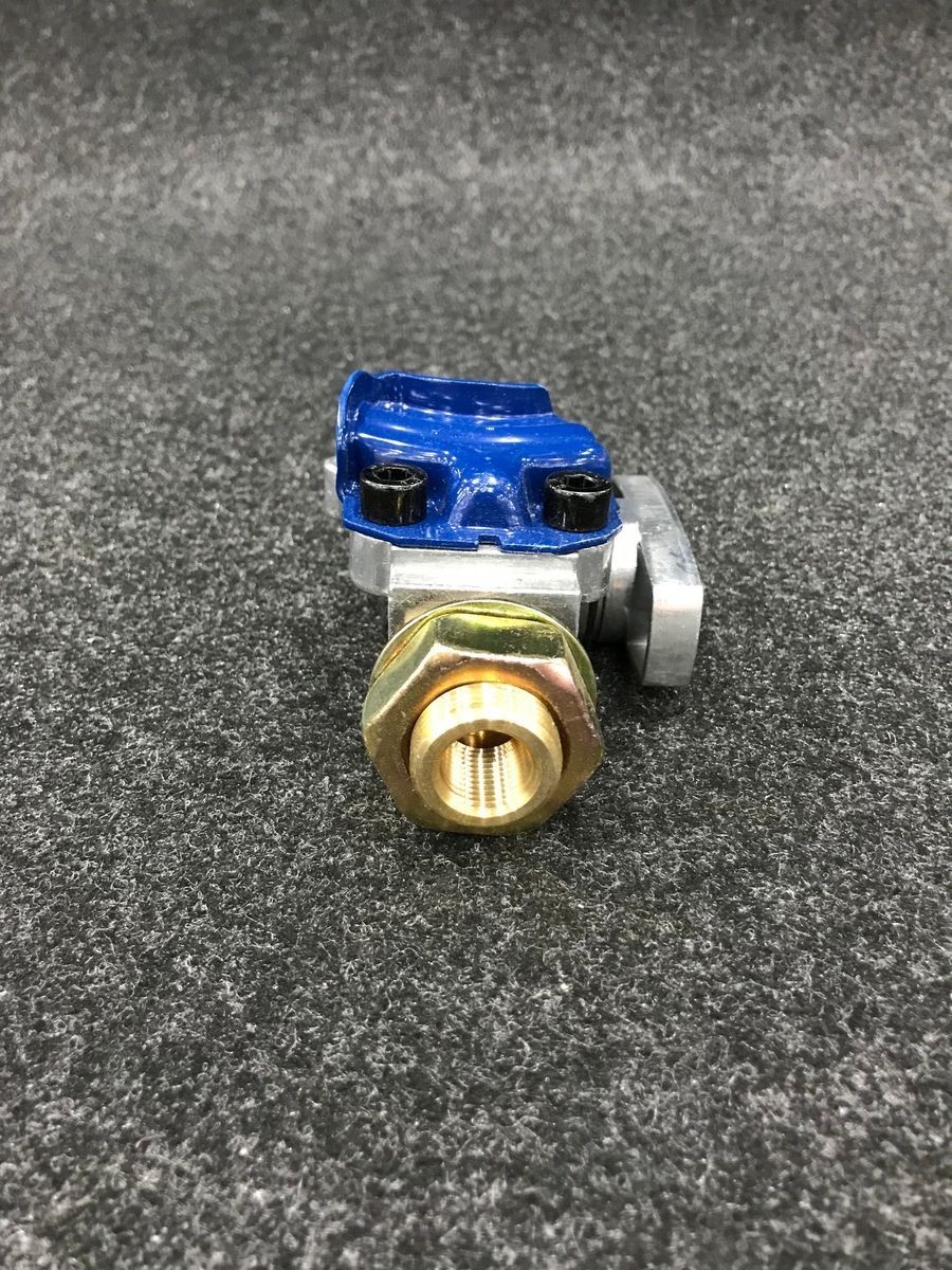 PHILLIPS Shut Off Gladhand Valve Blue Bulkhead Service 1/2″ Port 12-306