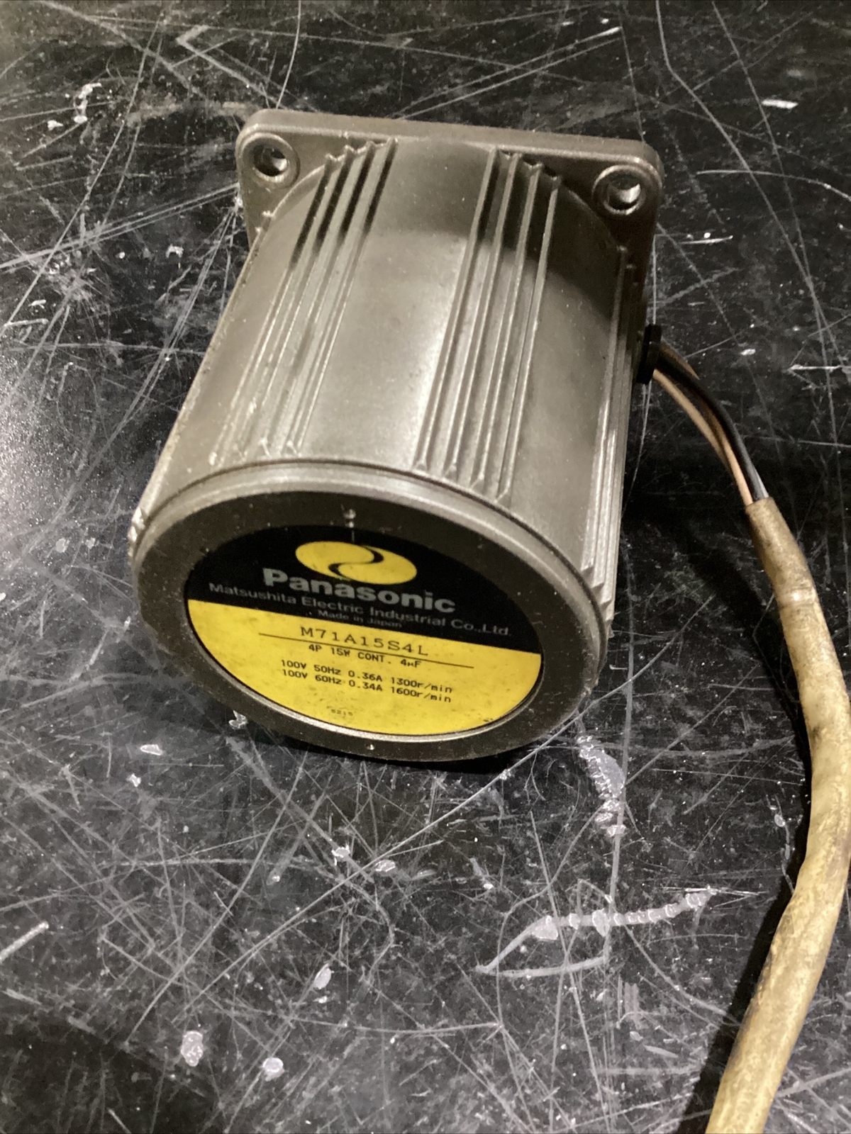 Used Panasonic M7RA15G4L Geared Servo Motor with Gear Head M7GA5B #280F13FML