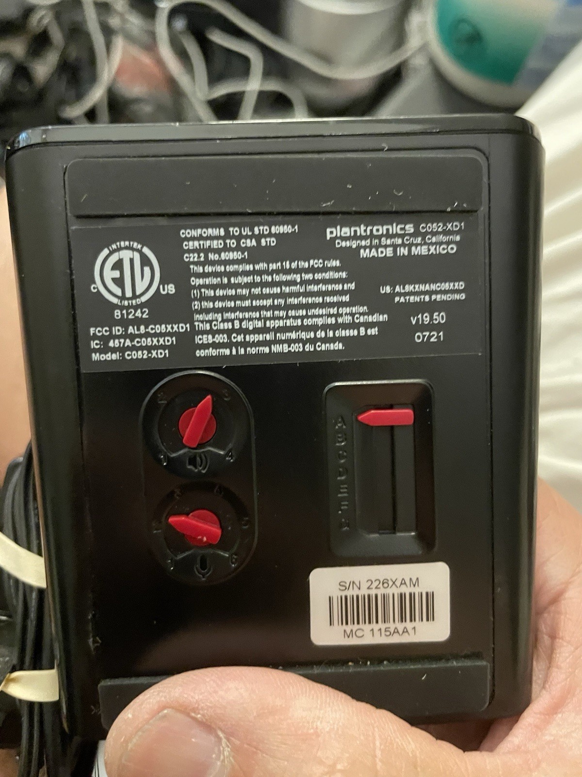 Plantronics & Jabra Base Station Charger, Amplifier Lot of 5