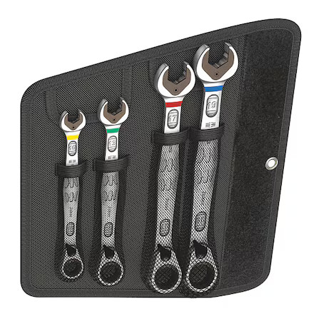 Wera 05020090001 Combination Wrench Set, Metric, 4 Pcs.