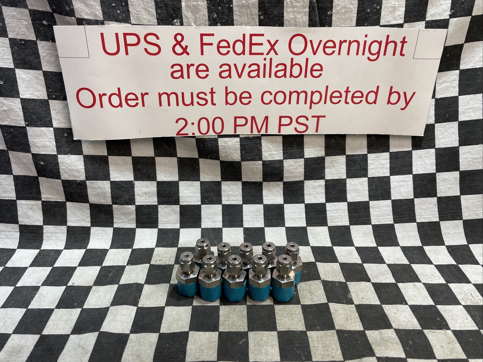 SWAGELOK SS-200-1-6, SS20016, MALE ADAPRER 1/8″, LOT OF 10, SHIPSAMEDAY #1326V29