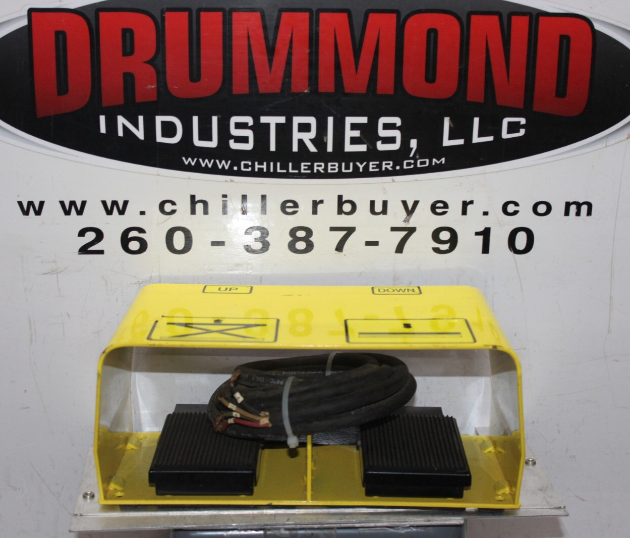 CONNTROL LIGHT DUTY MOMENTARY FOOT PEDAL SWITCH 892-2350-01 13 AMP 250 VAC