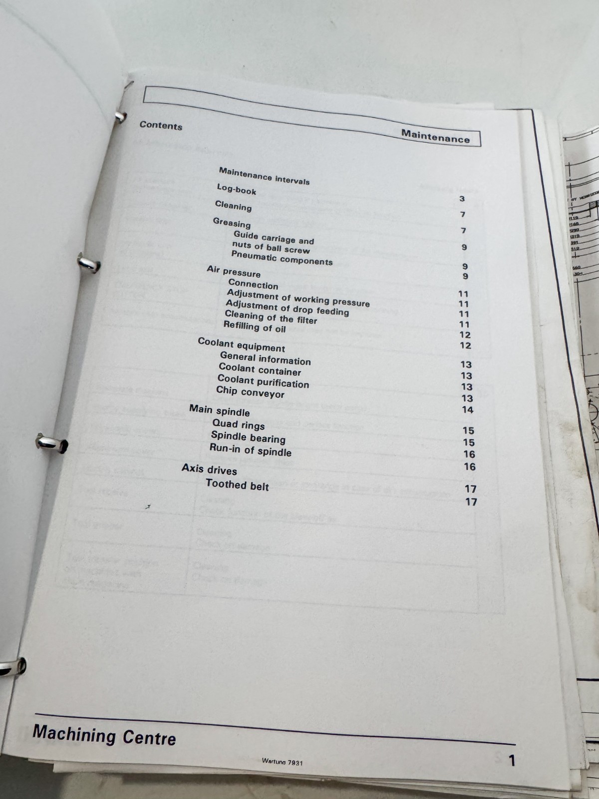CHIRON FZ12-WM NO. 485-23 INSTRUCTION MANUAL CNC (EL25)
