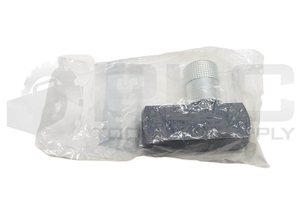 SEALED NEW PARKER F600S IN-LINE FLOW CONTROL VALVE 3/8″