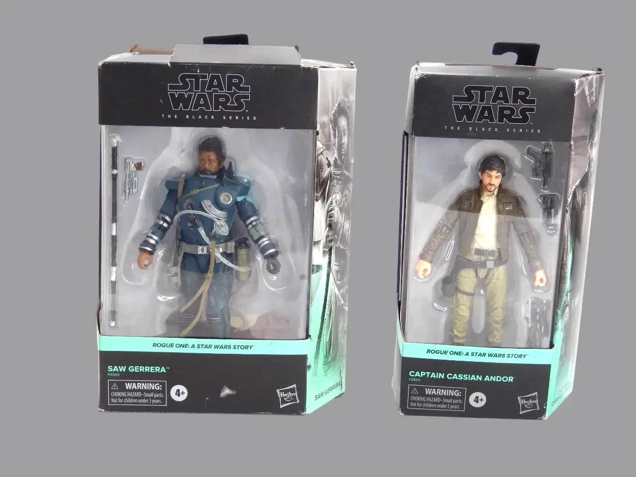 Lot of 2 Hasbro Star Wars The Black Series Captain Cassian Andor & Sow Gerrera
