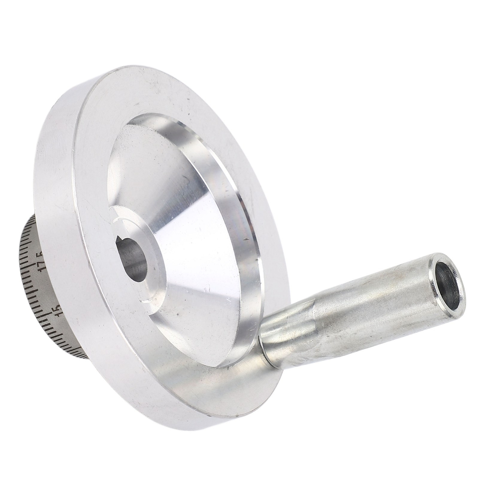 Lathe Handwheel 80mm Aluminum Alloy Hand Wheel With Crank Handle For 7×12 7×14