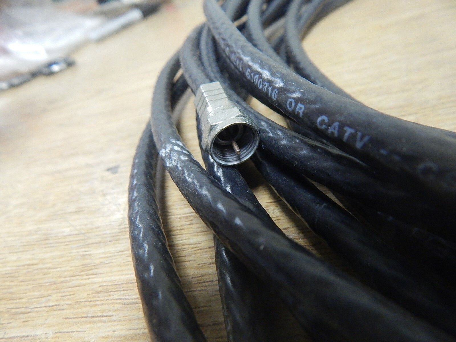 RG 6/U 18AWG Type CL2 75 E100316 CATV CSA CMH FT1 LL53149-SC Power Cord