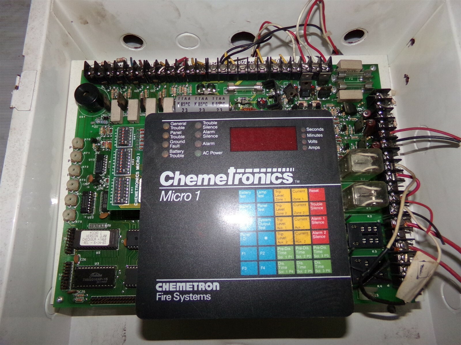 Chemetronics Micro 1 Fire Systems Controller Enclosure 23″ x 16″ *FREE SHIPPING*