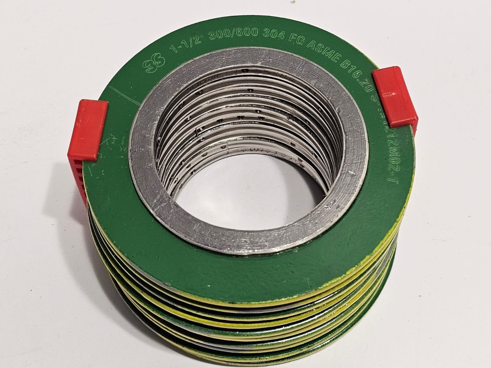 GASKET 1-1/2″ 300/600 304 FG ASME B16.20 S-191212M02-1 – LOT OF 10