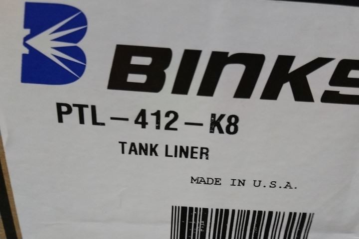Binks PTL-412-K8 8 Pk 11.8 Gal Capacity Tank Liner