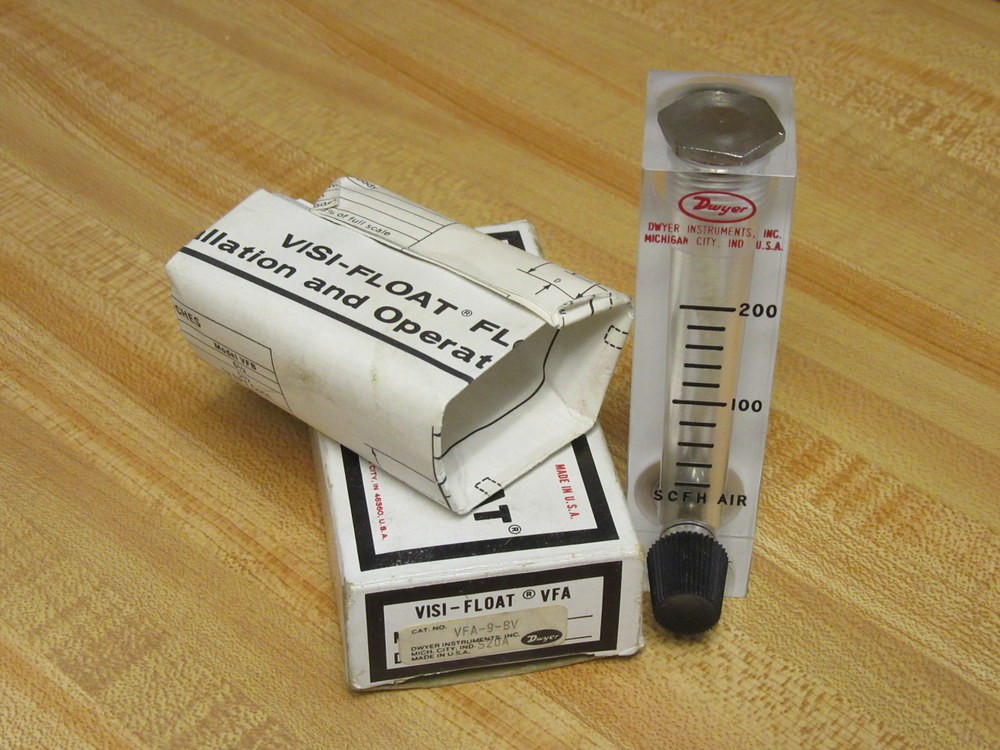 Dwyer VFA-9-BV Visi Float Flow Meter VFA9BV