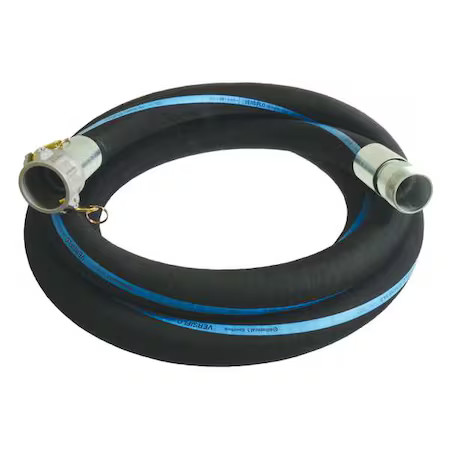 Continental Rsg150-10Cn-G Water Hose, 1-1/2″ Id X 10 Ft., Black