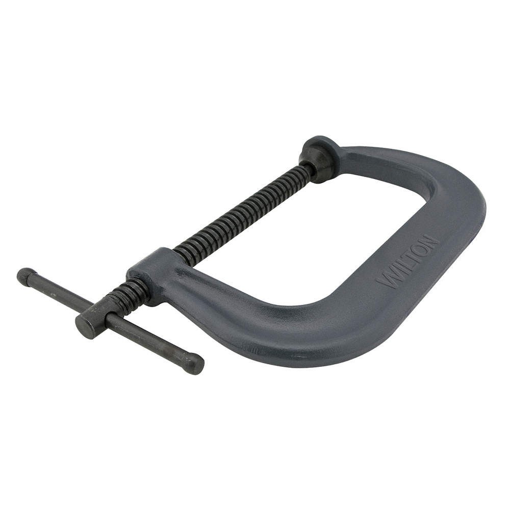 WILTON 408 C-Clamp,8-1/4″,Steel,Reg. Duty,6900 lb. 18G716
