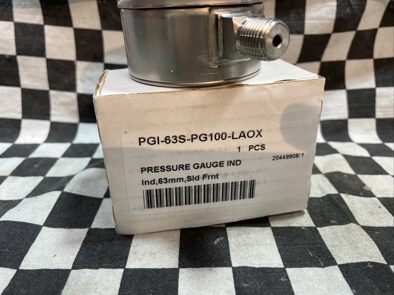 SWAGELOK PGI-63S-PG100-LAOX, Pressure Gauge 1/4″ npt, 100 PSI, SHIPSAMEDAY#131V3