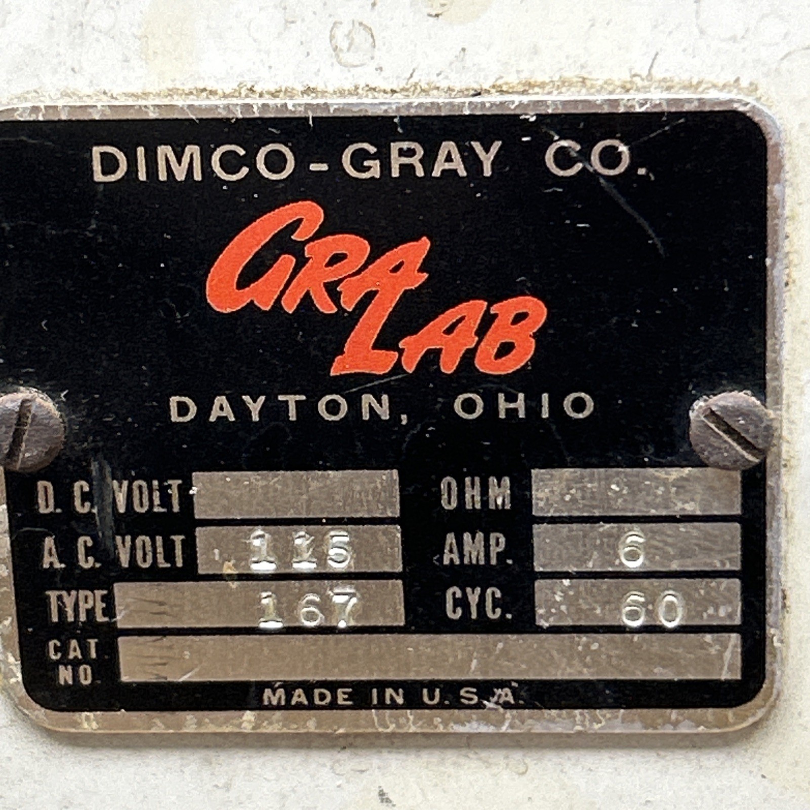 Vintage GRALAB Darkroom Timer Model 167 Photographic Lab Timer Tested