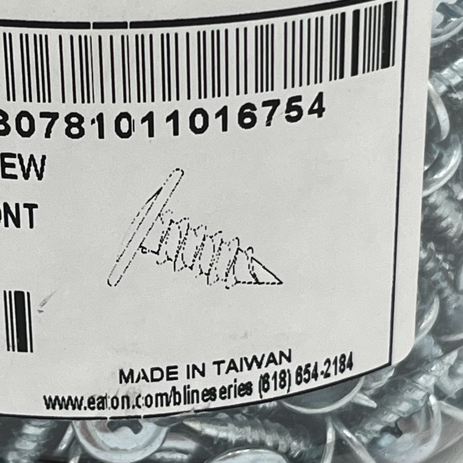 NEW!! 1000 Count Eaton Zinc Plated #8 x 9/16″ Sheet Metal Screws B-Line – BWHS-9