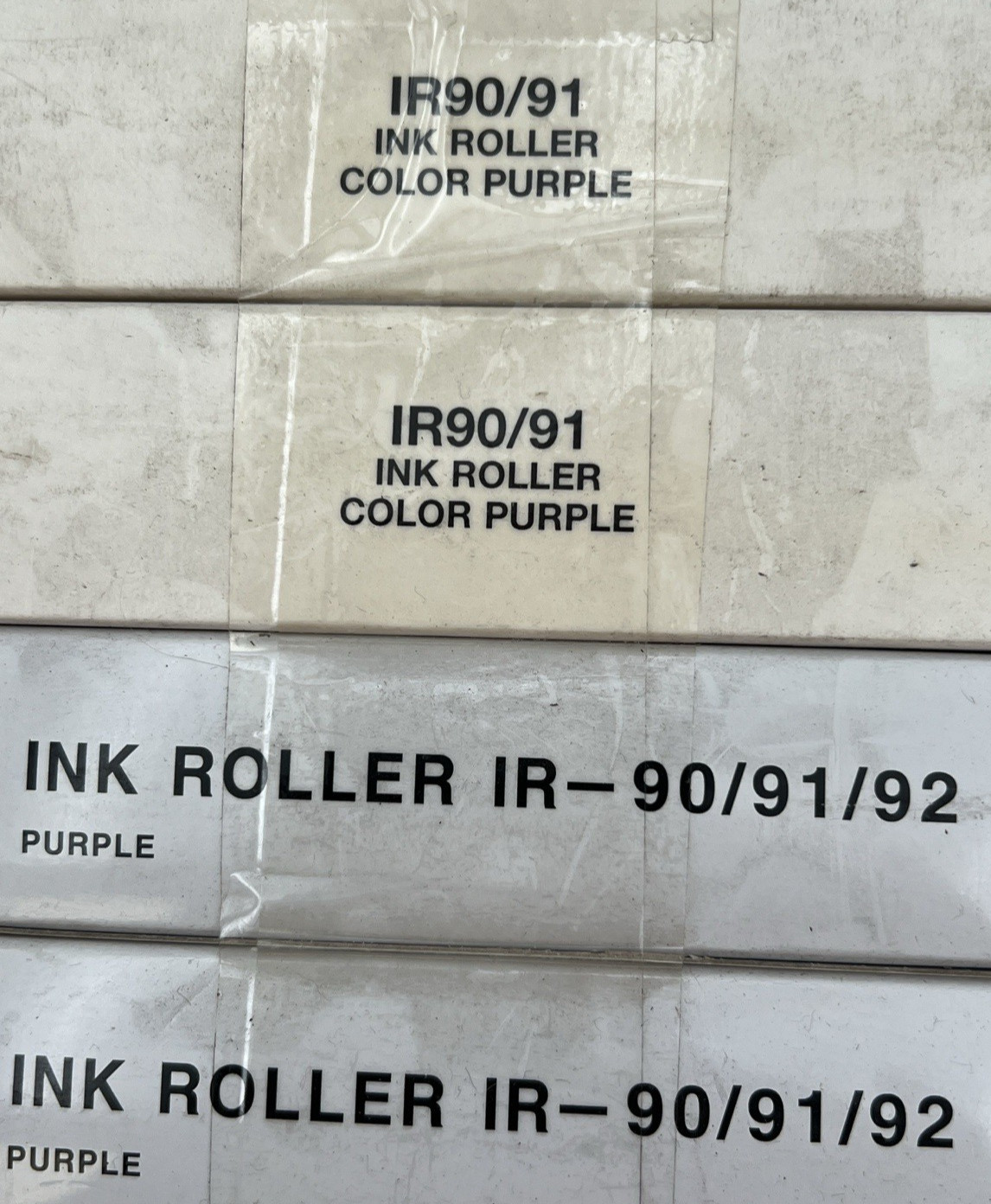 (17) INK ROLLERS IR90/91/92 PURPLE COLOR CASH REGISTER