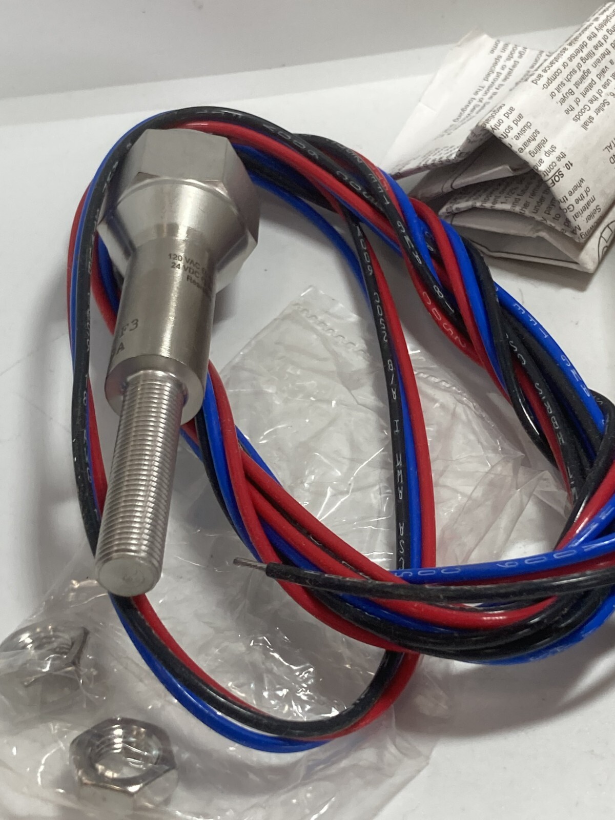 TOPWORX 71-16523-F3 PROXIMITY SWITCH STAINLESS STEEL 4A/120VAC 3A/24VDC NIB
