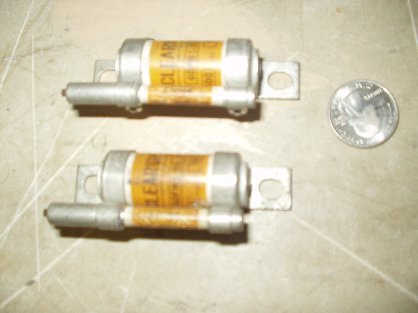 KYOSAN CLEARUP FUSE 600 Volt 60FHS 55, LOT OF 2, 55 AMP