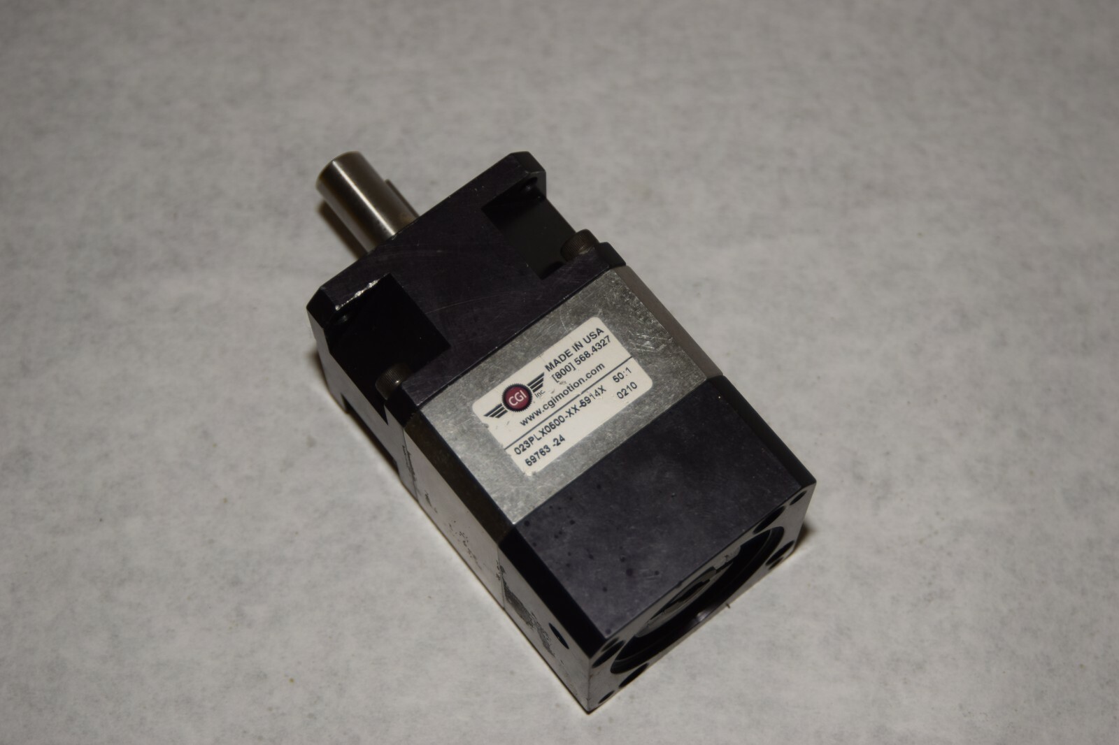 (NEW) CGI 023PLX0500-XX-5914X 1/4″ Bore 1/2″ Gear Head