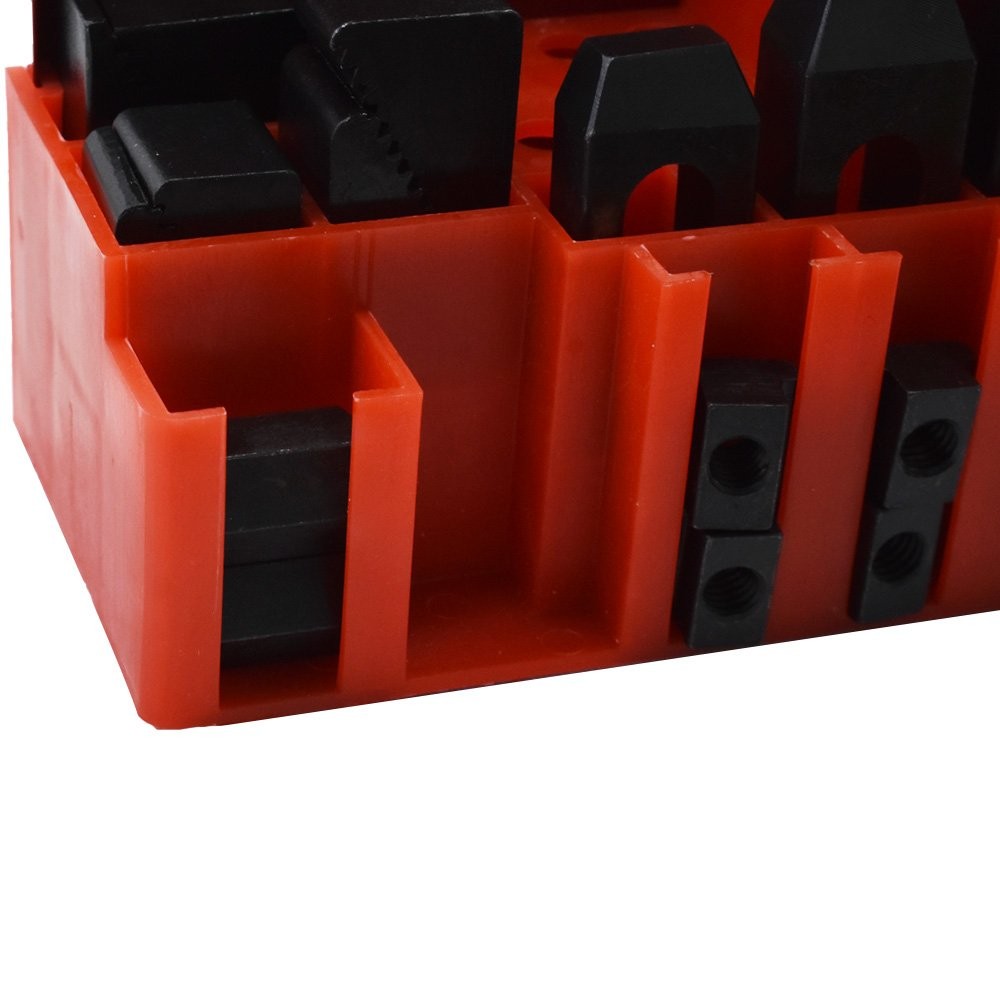 Pro-Series 7/16″ T-Slot 3/8-16 Clamping Kit Bridgeport Mill Set Up 58 Piece Set