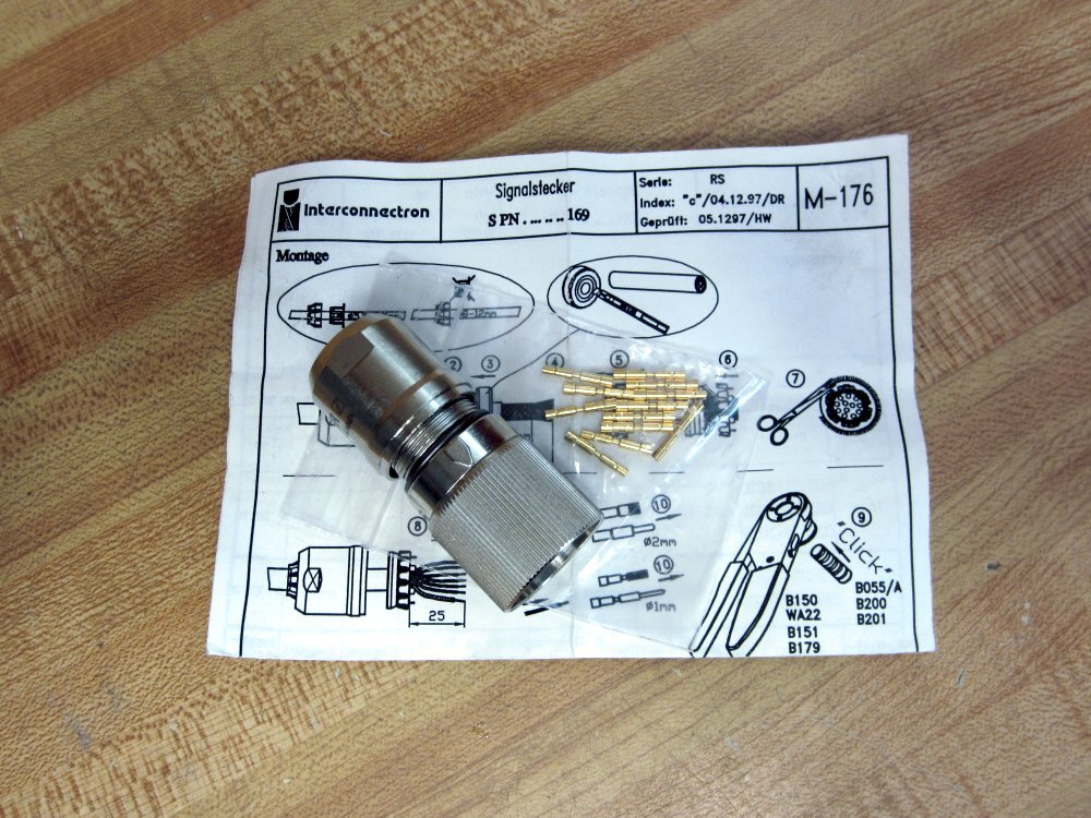 Interconnectron 169 Weiler Signal Connector