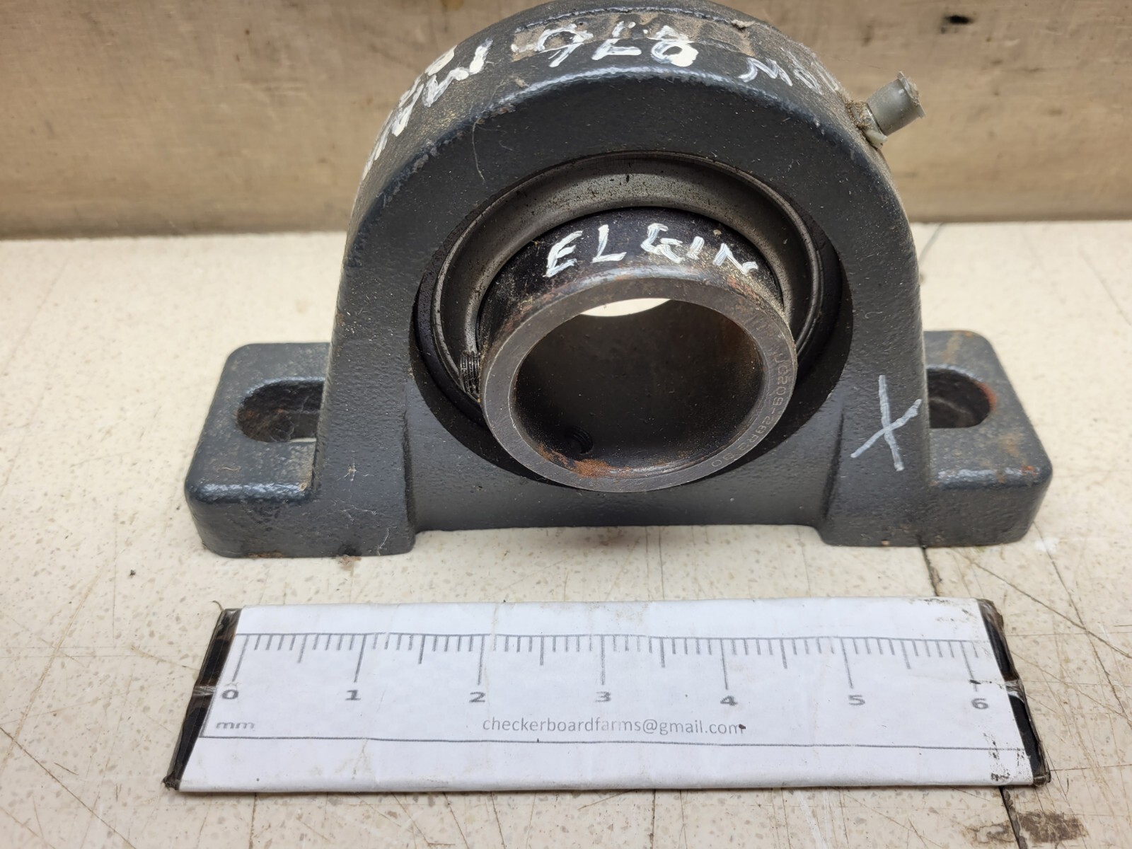 NOS Pillow Block Ball Bearing UC209-28R3-80 PE209 1058710 7-1/2″ L 1-3/4″ Bore