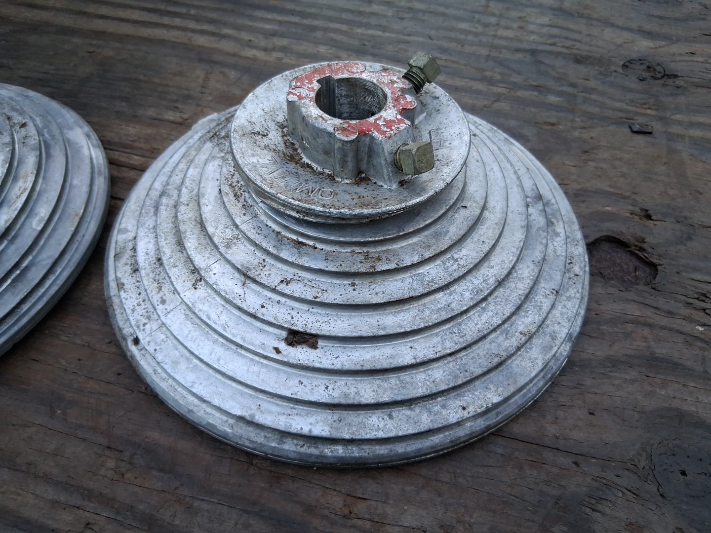 2 Aluminum L & R Overhead Door Cable Guides? Approx Steampunk Lamp Bases