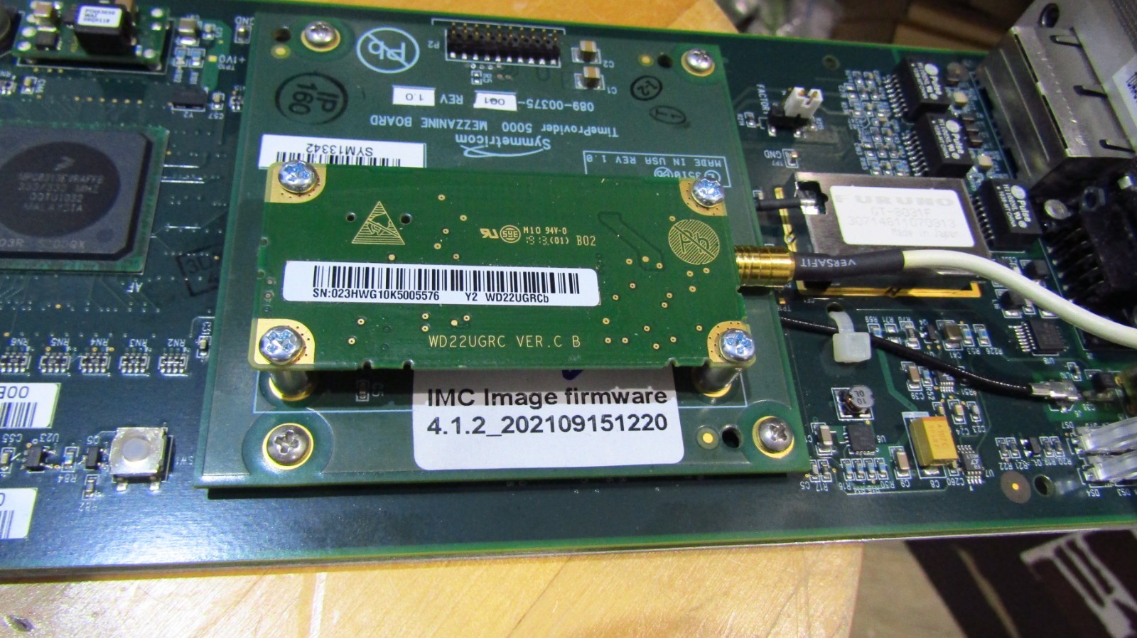 Symmetricom Microsemi TimeProvider 5000 IMC 090-50331-04, with GNSS and GPS card