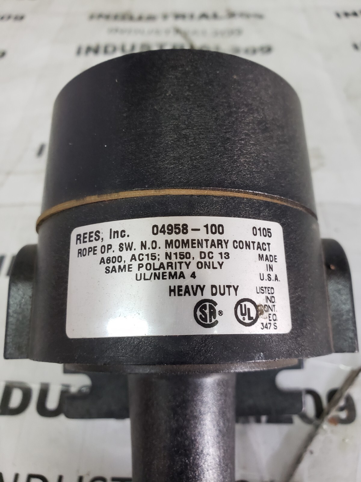REES ROPE OPERATED SWITCH 04958-100