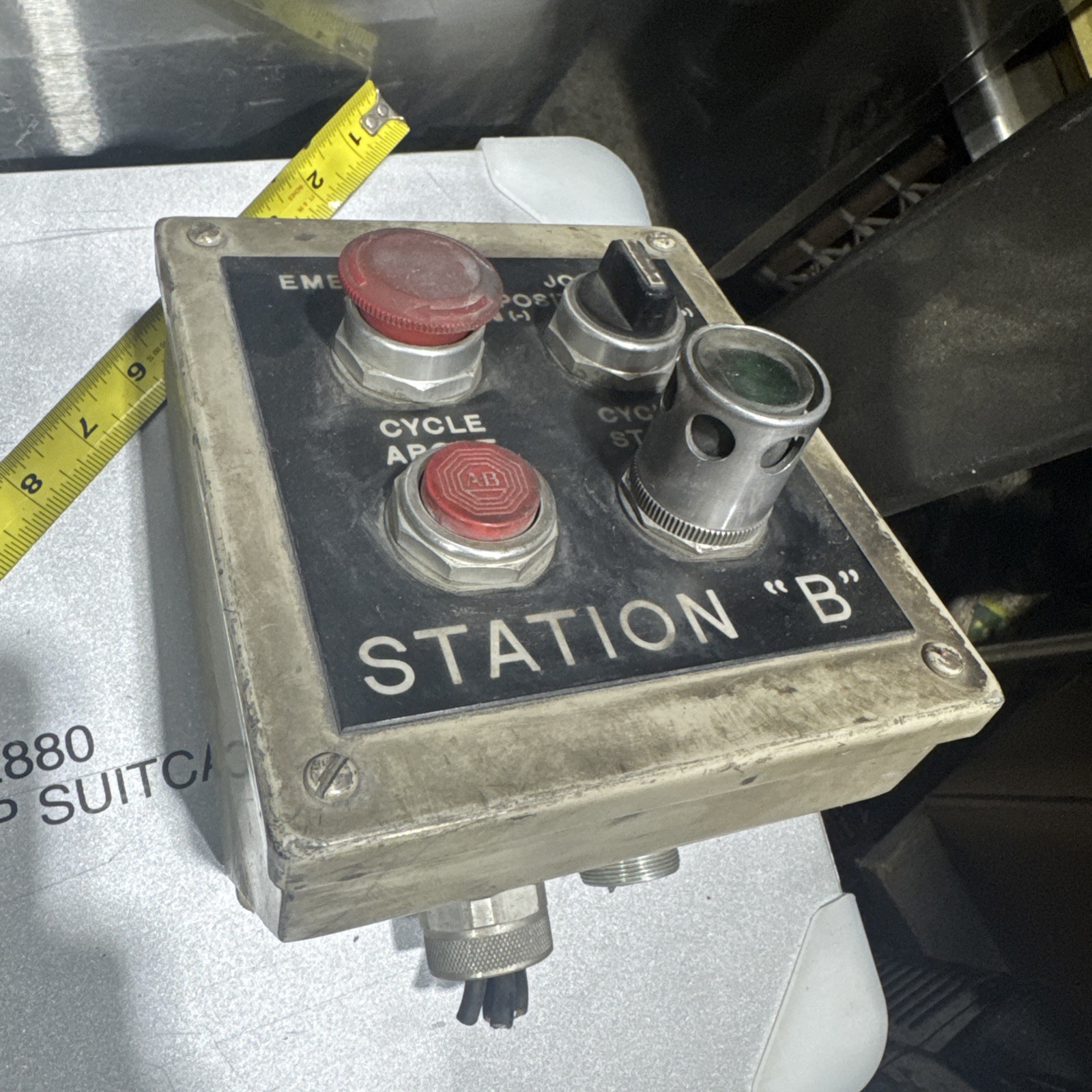 Emergency Stop Factory Machining Control Panel Push Button