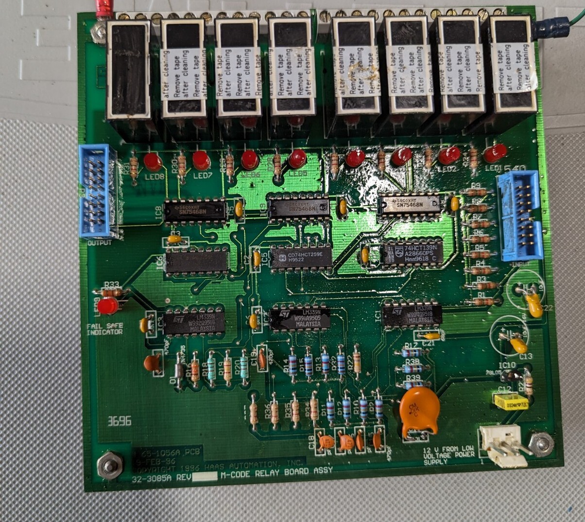 HAAS CNC Mill Lathe CIRCUIT BOARD 65-1056A PCB 32-3085A M-CODE