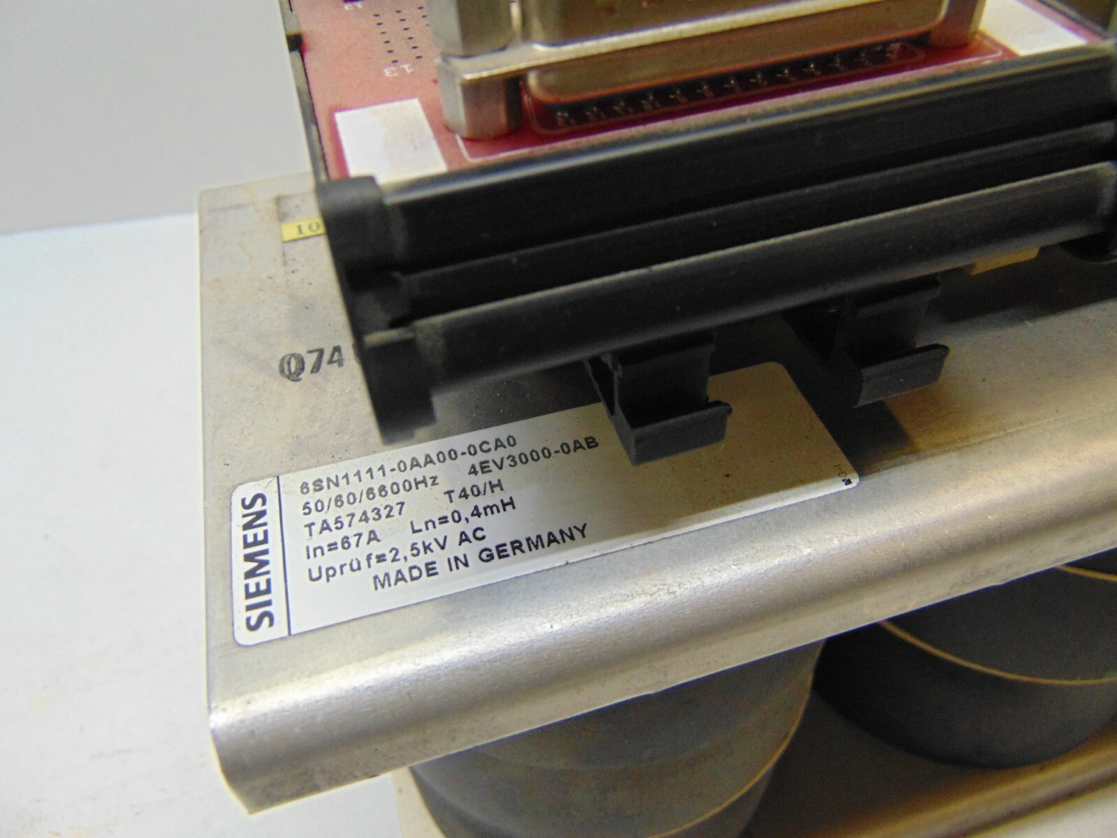 SIEMENS TRANSFORMER TA574327 6SN 1111-01100-0CA0 4EV300-0AB
