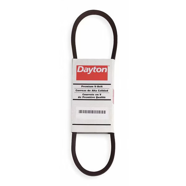 3VX530 Cogged, Wedge V-Belt, 53 in Outside Length, 3/8 in Top Width, 5/16″