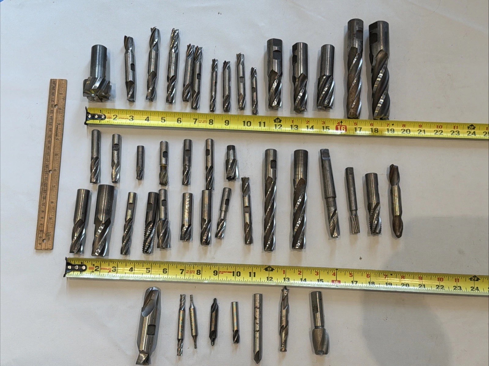 Qty 44 – ENDMILL CUTTER Machinist Tools Tooling Milling HSS Niagara & More Lot