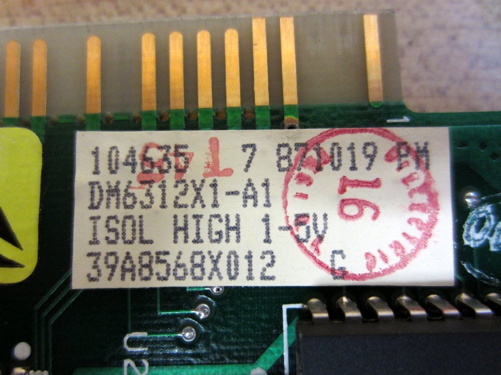 Fisher Rosemount DM6312X1-A1 Input Board 49A621 39A8568X012 G