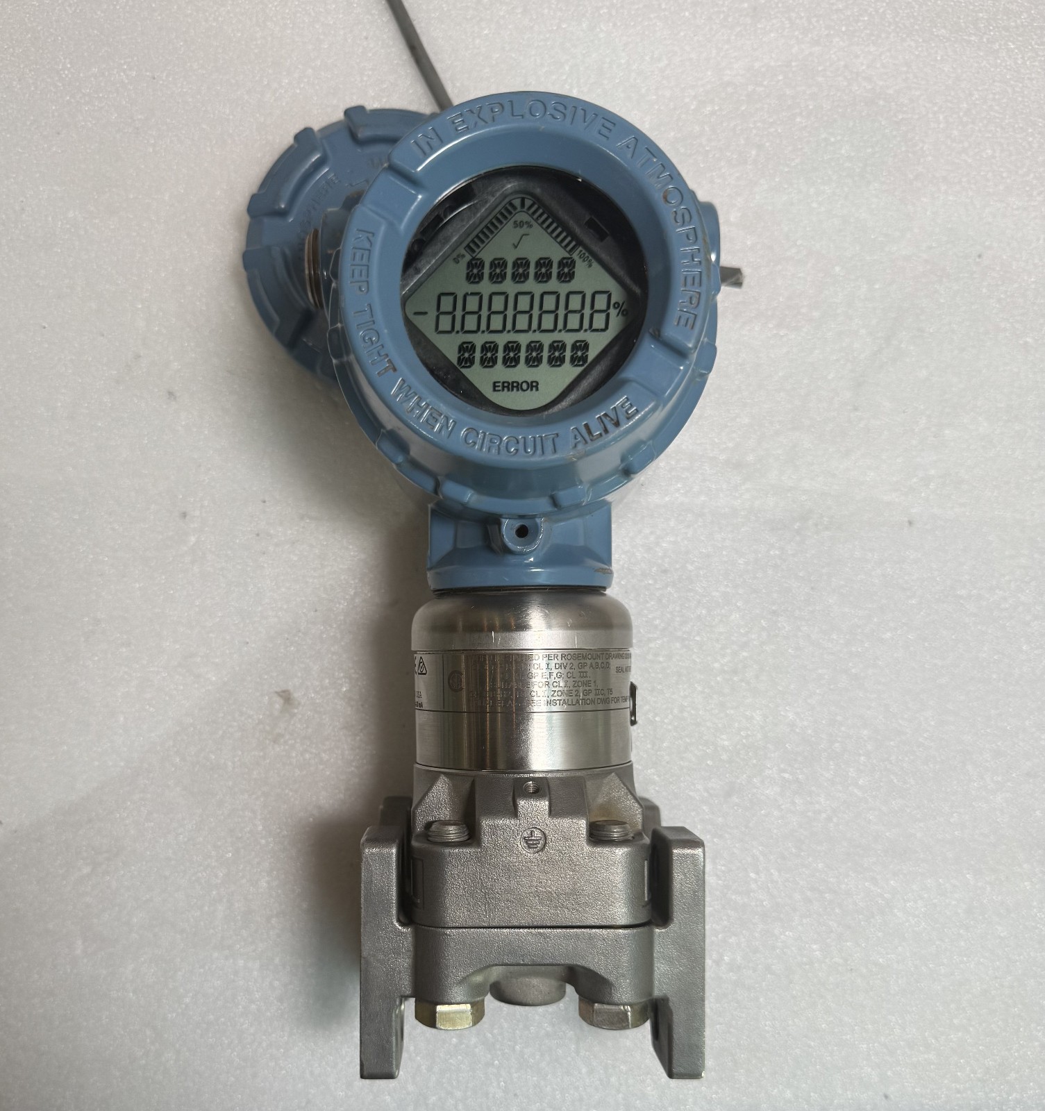 ROSEMOUNT 3051S2CD3 Pressure Transmitter 3051S2CD3A3F15A1AB3E6L1M5