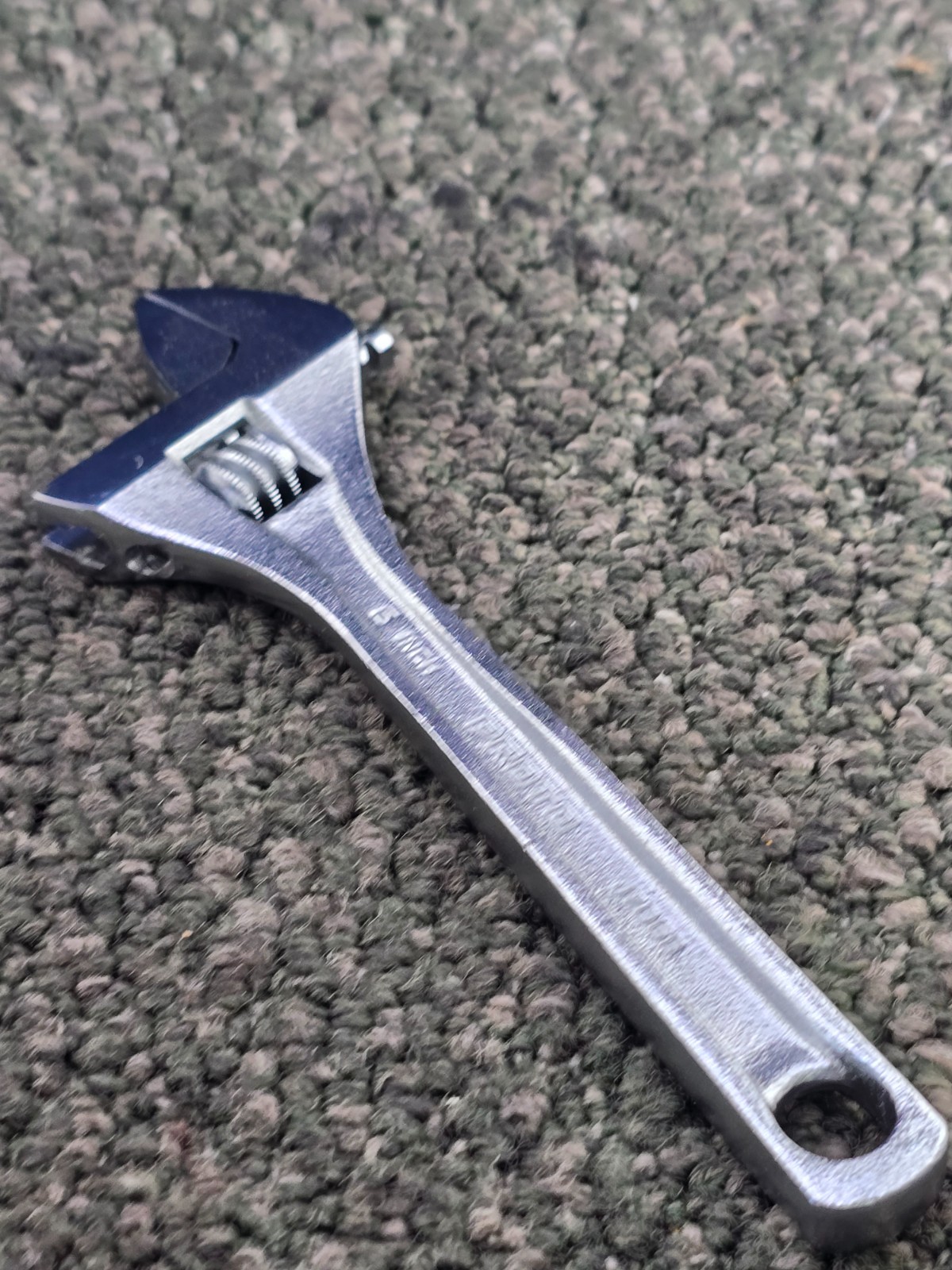 Proto J706B 6-inch Adjustable Wrench 1-1/32 inch Wide Square Jaw Chrome Finish