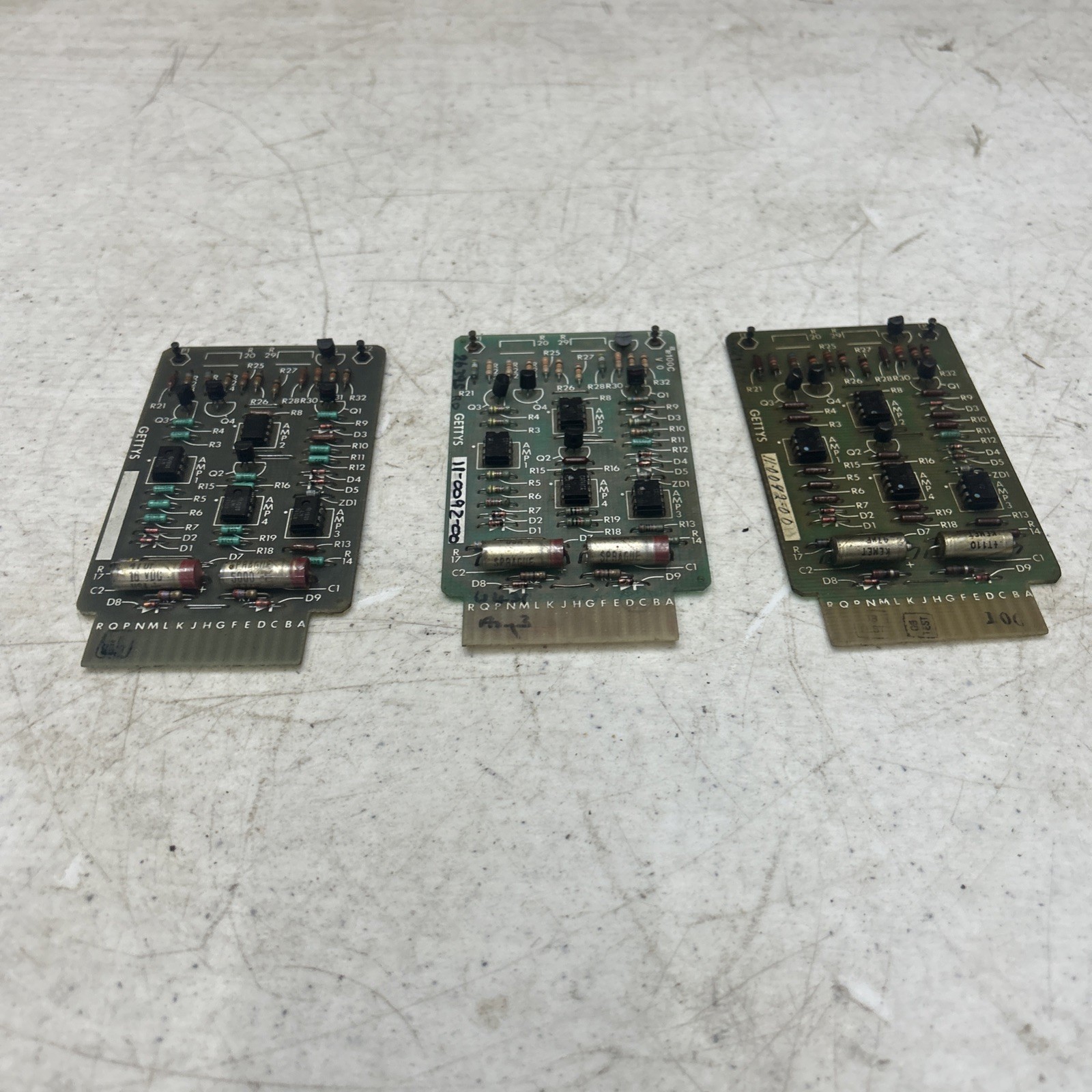 Lot Of 3 Gettys 11-0092-00 Circuit Control Board *FREE SHIPPING*