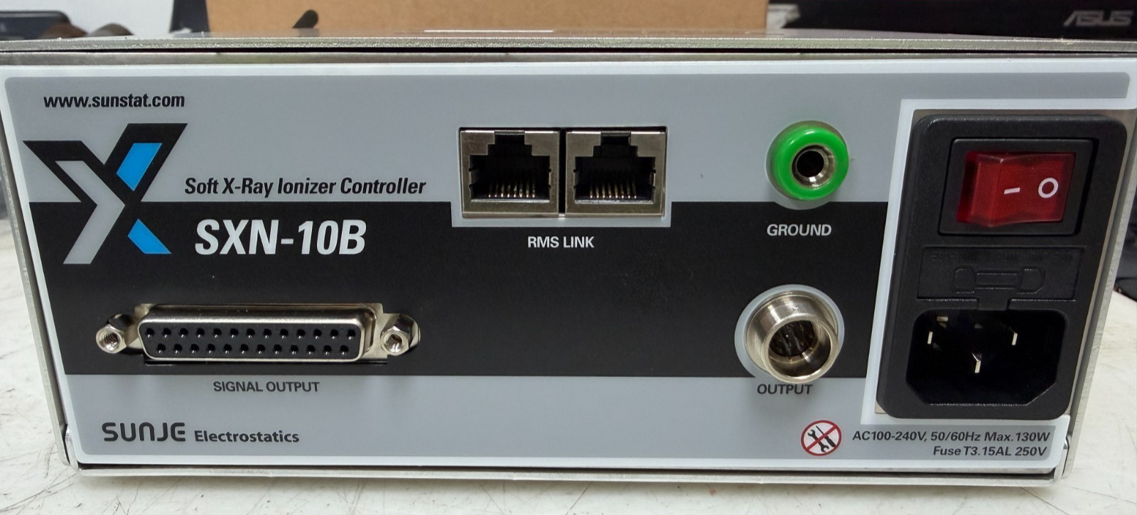 NEW SUNJE ELECTROSTATICS SXN-10B 100-240V SOFT X-RAY IONIZER CONTROLLER SXC-10BT