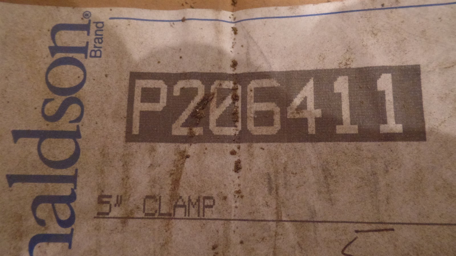 GENUINE DONALDSON 5″ 127MM U-BOLT CLAMP ASSEMBLY, P 206411, P206411, NIB, N.O.S