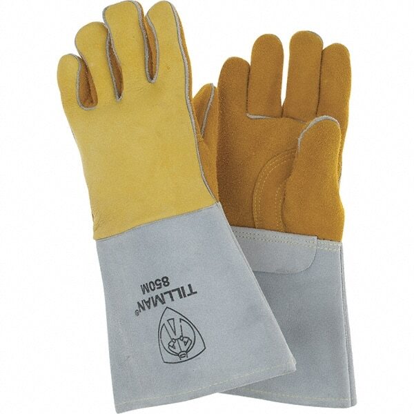 TILLMAN 850M Welding Glove, MP MED TOPGR GOLDN ELSKIN, 1 Pair