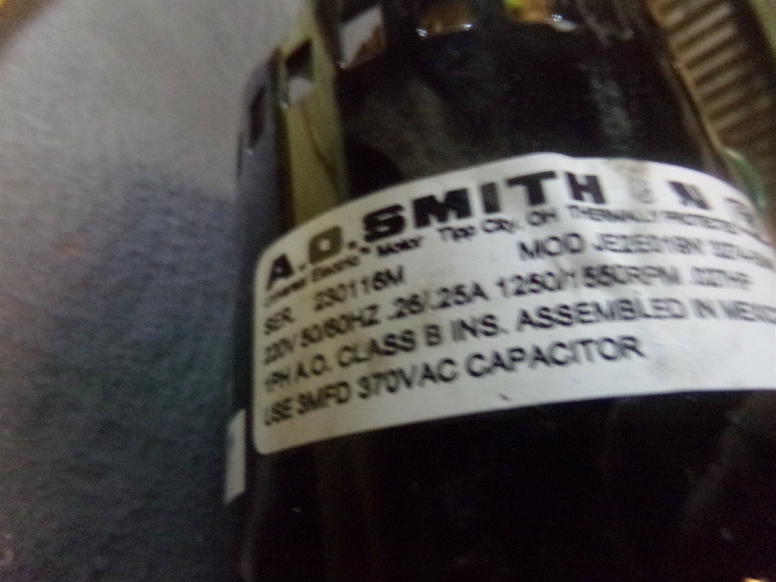NEW AO Smith JE2E019N 230116M Motor 32745846 10087 *FREE SHIPPING*