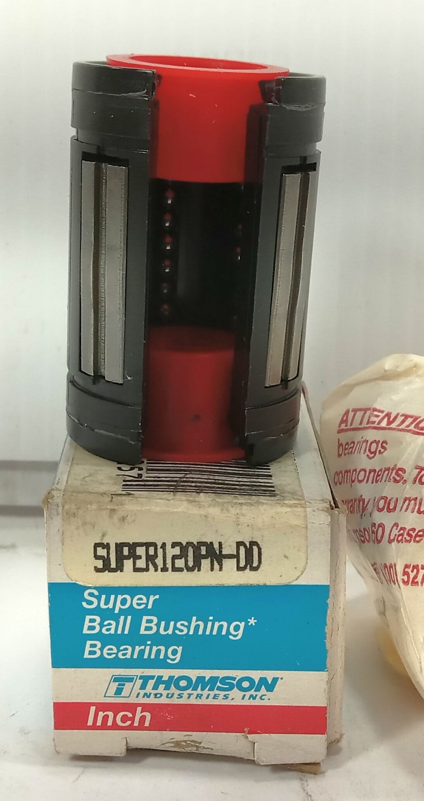 1 NEW THOMSON SUPER12OPN-DD HIGH PERFORMANCE SUPER BALL BUSHING NIB *MAKE OFFER*
