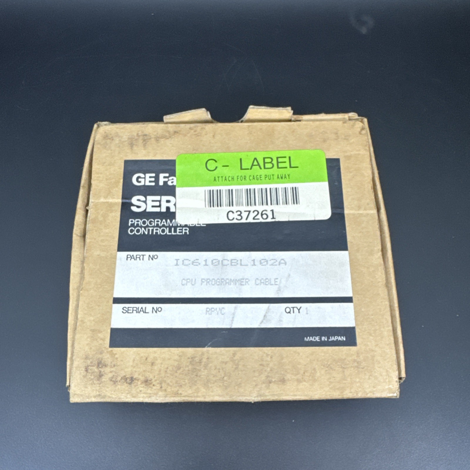 GE FANUC IC610CBL102A SERIES ONE PROGRAMMABLE CONTROLLER